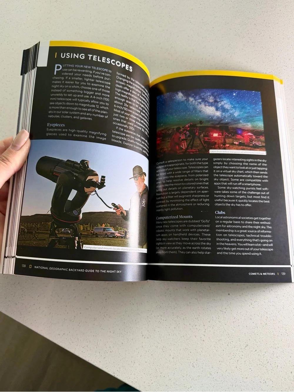 National Geographic Backyard Guide Night Sky 2nd Edition Astronomy Book NWOT